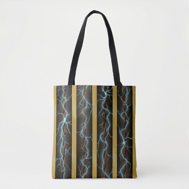 Electric Current from Frayed Vintage Wires  Tote Bag (Front)