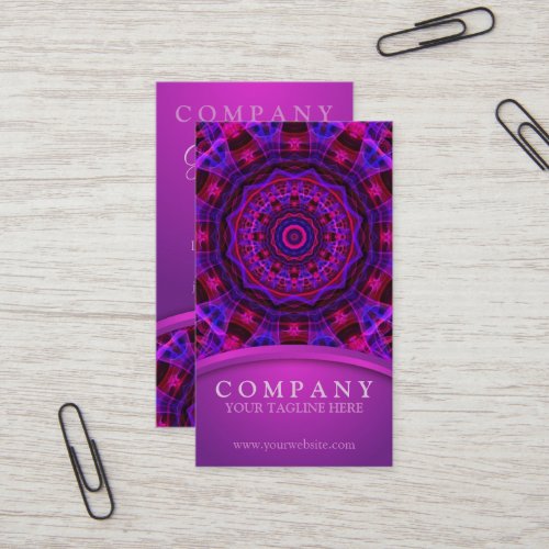 Electric Current mandala Business Card