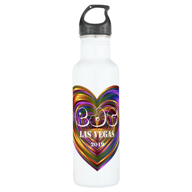 Electric Daisy Carnival - Las Vegas 2019 Stainless Steel Water Bottle (Front)