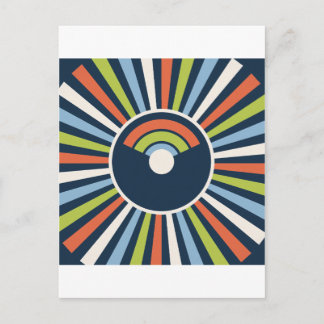 Electric Deco maximalist 80s Postcard