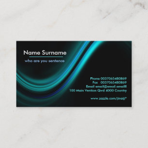 electric design, modern business card