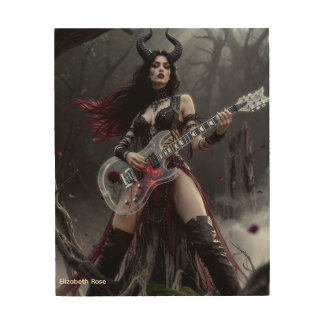 Electric Desire Wood Wall Art