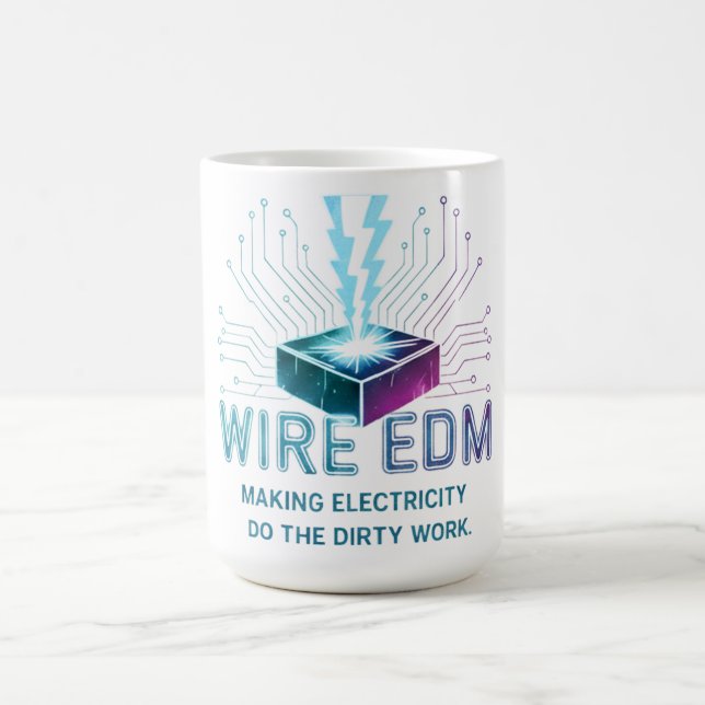 Electric Discharge Machining Phone Case Coffee Mug (Center)