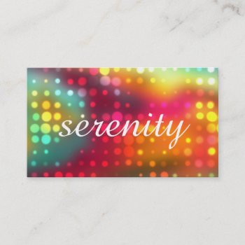 Electric Dots Customizable Business Card by recoverystore at Zazzle