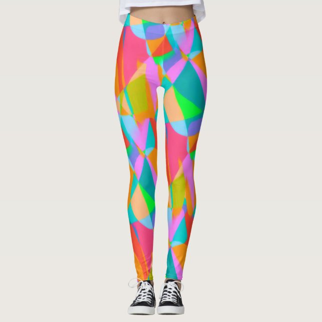 Electric Dragonfly Leggings (Front)