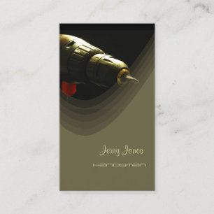 Electric Drill for Mr. Fix It/ repairman Business Card