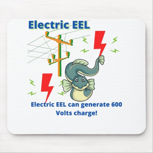 Electric EEL Can Generate 600 Volts Mouse Pad