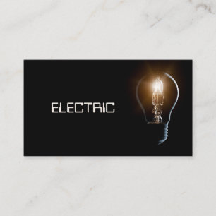 Electric, Electrician Business Card