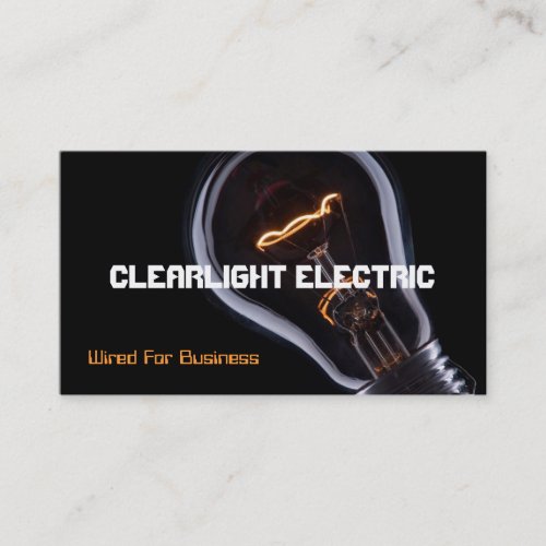 Electric Electrician Electricity Business Card