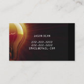 Electric Electrician Electricity Business Card (Back)