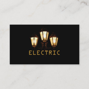 Electric Electrician Electricity Business Card