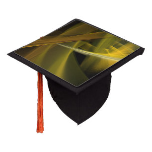 Electric Elegance Graduation Cap Topper