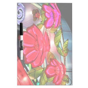 Electric Elegance in Rose Dry Erase Board