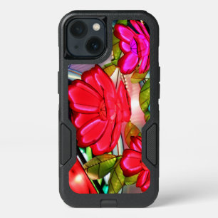 Electric Elegance in Rose iPhone 13 Case