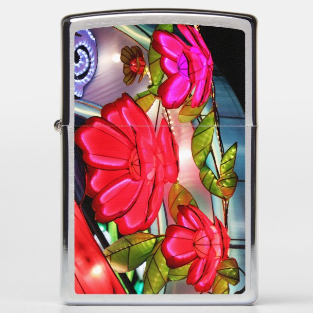 Electric Elegance in Rose  Zippo Lighter (Front)