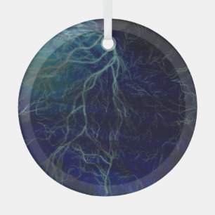 Electric Energy Glass Ornament