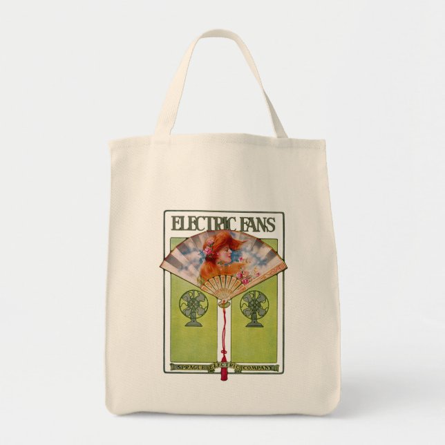 Electric Fan Ad Tote Bag (Front)