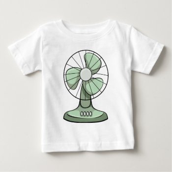 Electric Fan Baby T-shirt by GraphicsRF at Zazzle