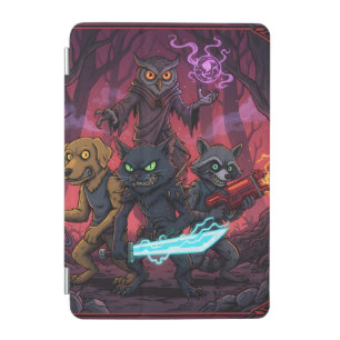Electric Fantasy Animal Warrior Art iPad Mini Cover