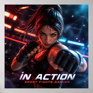 Electric Fighter Focus and Motion Poster