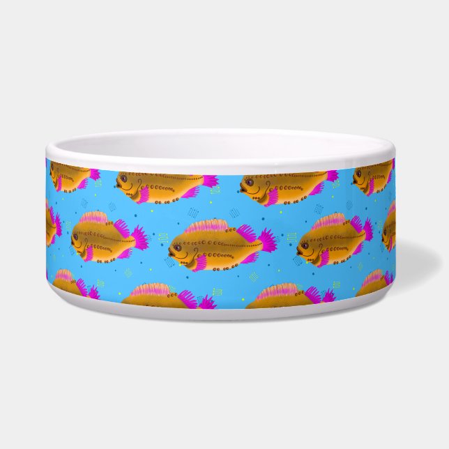 Electric fish_orange bowl (Front)