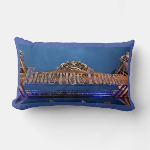 Electric Forest Throw Pillow 