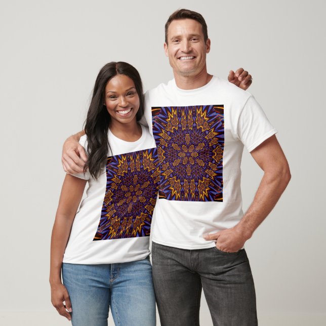 Electric Forget-Me-Nots 2 Bohemian Floral Graphic T-Shirt (Unisex)