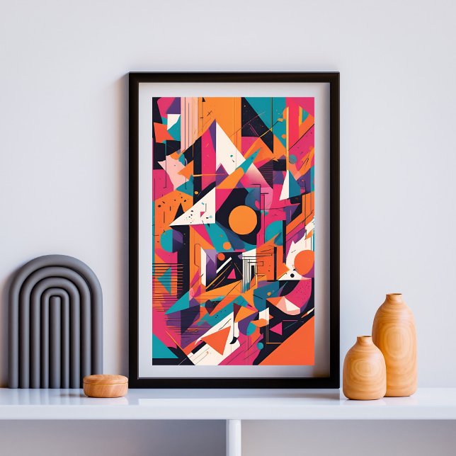 Electric Geometry Pulse Poster (Creator Uploaded)