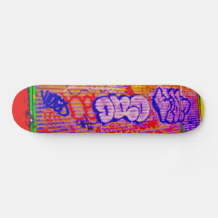 'Electric Graffiti Gates' Skateboard Deck