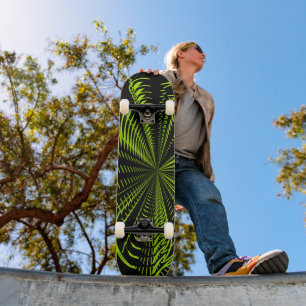 Electric  Green - Customized Skateboard Deck