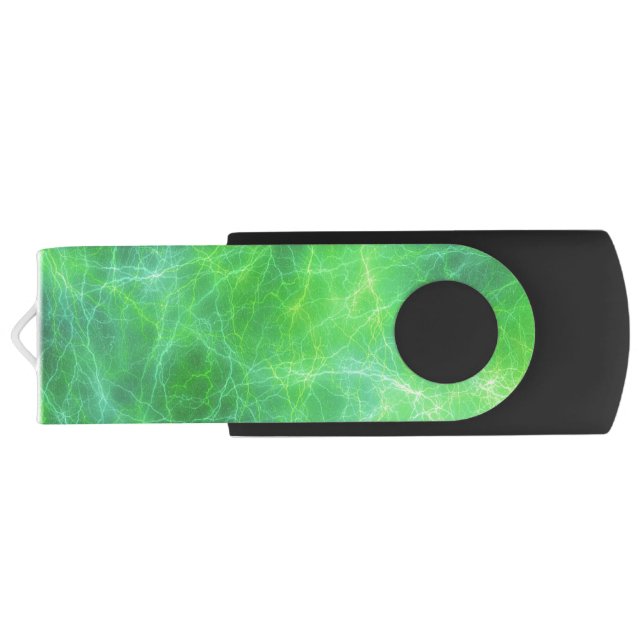 Electric Green Flash Drive (Back)