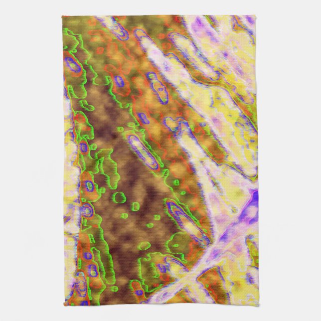 Electric Green Organic Towel (Vertical)