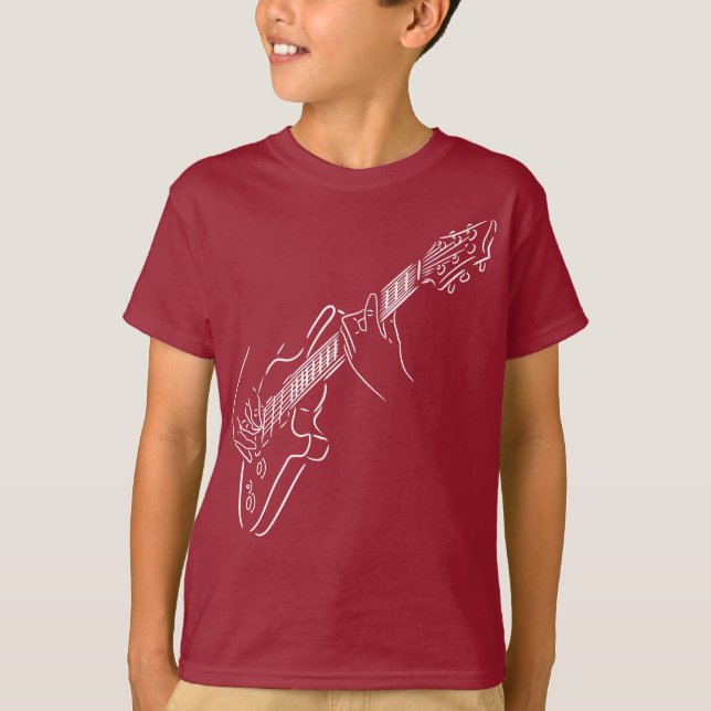 Electric guitar. A gift for a music lover. T-Shirt (Front)