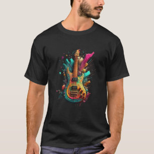 Electric Guitar Abstract T-Shirt