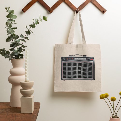 Electric Guitar Amplifier Tote Bag