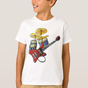 Electric Guitar And Drums T-Shirt