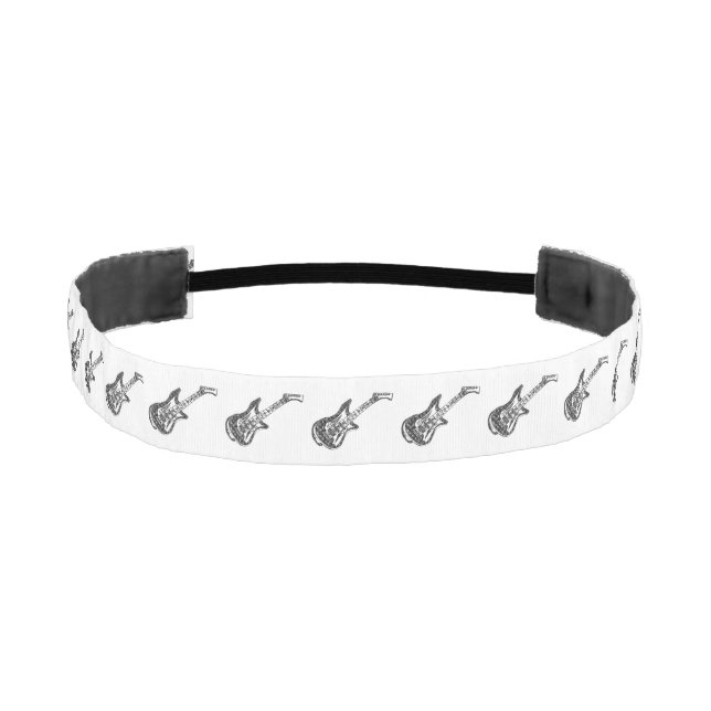 Electric Guitar Athletic Headband (Front)