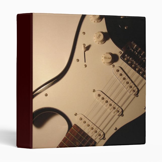 Electric Guitar Avery Binder (Front/Spine)