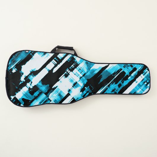 Electric Guitar Bag Hot Blue Black digitalart G253 (Front)