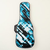 Electric Guitar Bag Hot Blue Black digitalart G253 (Front)