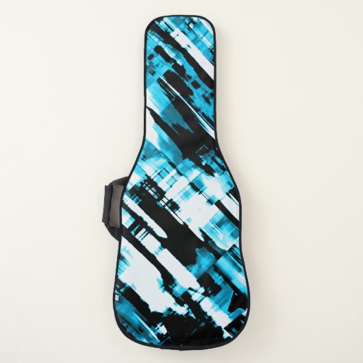 Electric Guitar Bag Hot Blue Black digitalart G253 (Front)