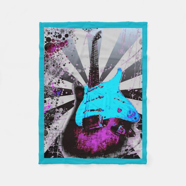 Electric Guitar Blanket (Front)