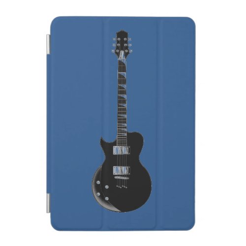 Electric Guitar Blue Black Pop Art iPad Mini Cover