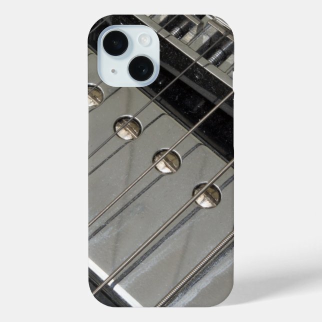 Electric Guitar Bridge, Strings Case-Mate iPhone Case (Back)