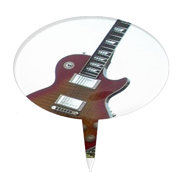 Electric Guitar Cake Topper (Front)