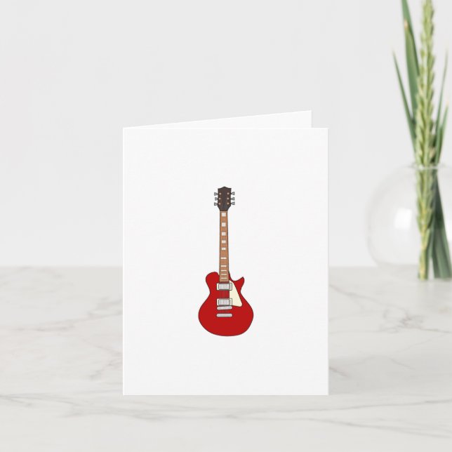 Electric Guitar Card (Front)