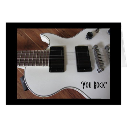Electric Guitar Cards (Front Horizontal)