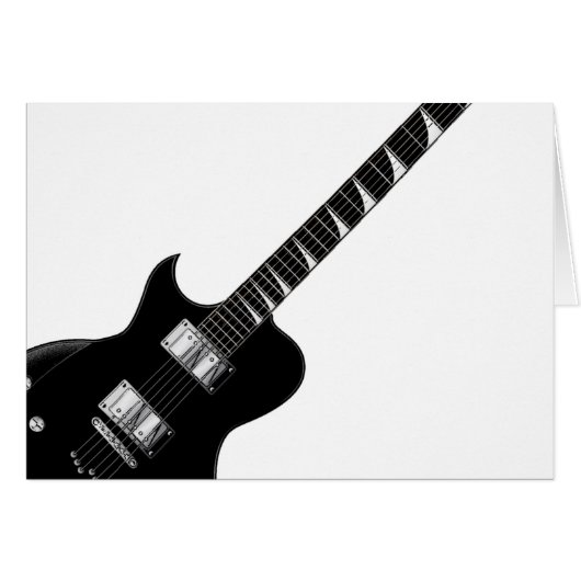 Electric Guitar Cards (Front Horizontal)