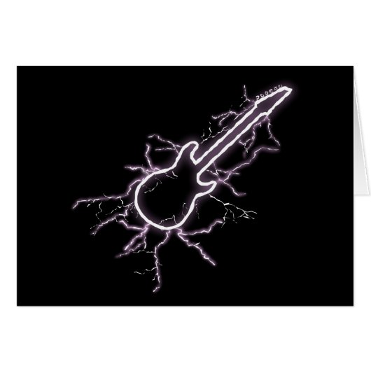 Electric Guitar Cards (Front Horizontal)