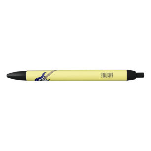 Electric guitar cartoon illustration pen